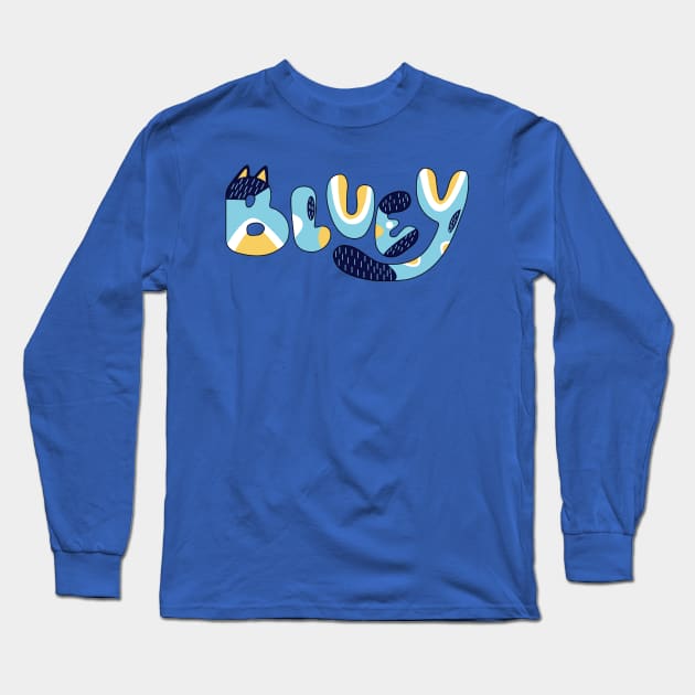 Bluey Long Sleeve T-Shirt by Semarmendem